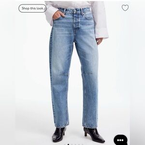 Madewell darted barrel leg jeans size 25